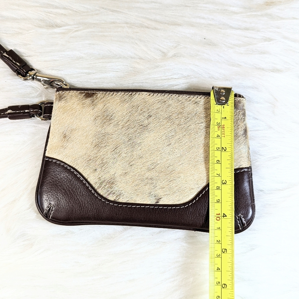 lli New York Hair On Hide Western Wristlet Boho Chic - Picture 3 of 7